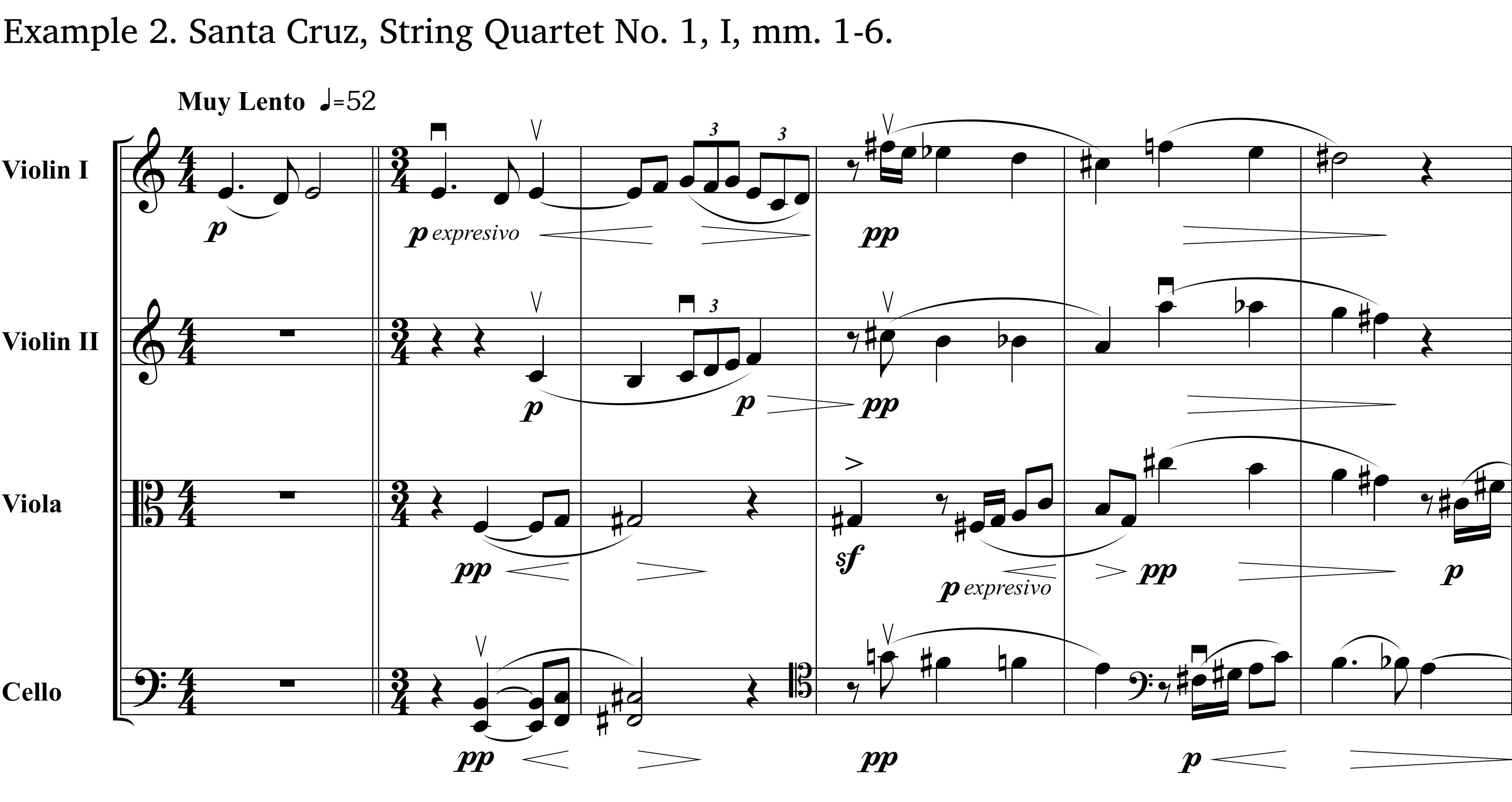 Example 2, Santa Cruz Quartet